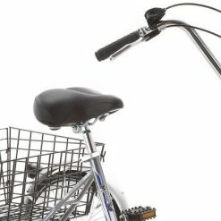 Mission Space Genie Lowstep Electric Converted Tricycle, Cyclotricity Powered, 20" - Metallic Grey -Cheap Hybrid Electric Bikes Store space genie electric converted trike o 43320