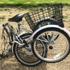 Mission Space Genie Lowstep Electric Converted Tricycle, Cyclotricity Powered, 20" - Metallic Grey -Cheap Hybrid Electric Bikes Store space genie electric converted trike x 35755