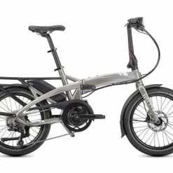Tern Vektron S10 Cargo Ready Folding Electric Bike, BOSCH Perf. - Satin Silver