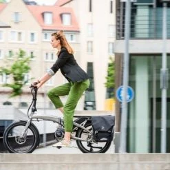 Tern Vektron S10 Cargo Ready Folding Electric Bike, BOSCH Perf. - Satin Black -Cheap Hybrid Electric Bikes Store tern vektron s10 cargo ready x 42765