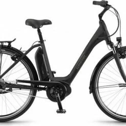 Winora Sima N7F 300 Step Through Hybrid Electric Bike, BOSCH 300Wh, 50cm / 700c - Matt Black