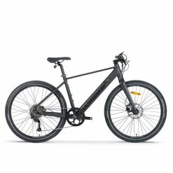 Wisper Tailwind City Crossbar Commuter Electric Bike - Black