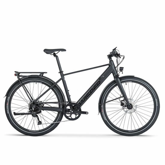 Wisper Tailwind Comfort Crossbar Commuter Electric Bike 2023 - Black 3 Wisper Tailwind Comfort Crossbar Commuter Electric Bike 2023 - Black