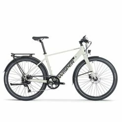Wisper Tailwind Comfort Crossbar Commuter Electric Bike 2023 - Stone