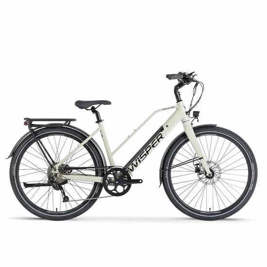 Wisper Tailwind Comfort LOW Crossbar Commuter Electric Bike 2023 - Stone 3 Wisper Tailwind Comfort LOW Crossbar Commuter Electric Bike 2023 - Stone