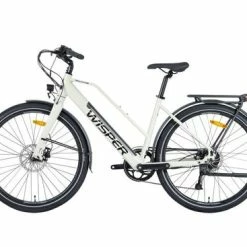 Wisper Tailwind Comfort LOW Crossbar Commuter Electric Bike 2023 - Stone -Cheap Hybrid Electric Bikes Store wisper tailwind comfort low cb 2023 x 43151 1
