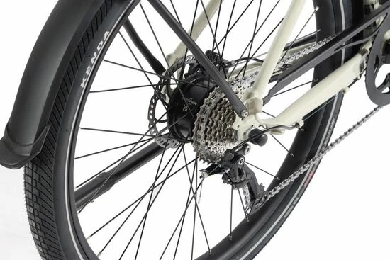 Wisper Tailwind Comfort LOW Crossbar Commuter Electric Bike 2023 - Stone 8 Wisper Tailwind Comfort LOW Crossbar Commuter Electric Bike 2023 - Stone - Image 6