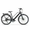 Wisper Tailwind Comfort LOW Crossbar Commuter Electric Bike 2023 - Black