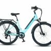 Ampere Deluxe 700c Step Through Hybrid Electric Bike - Pearl Blue -Cheap Hybrid Electric Bikes Store xampere deluxe 700c st electric hybrid x 42695 1.jpg.pagespeed.ic .QgY3cclnIW 1