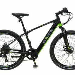 Basis Protocol Hybrid Electric Bike, Integrated Battery, 700c Wheel - Black/Green