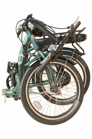 Batribike Trip 20" Ultra Low-Step Folding Electric Bike - Green 5 Batribike Trip 20" Ultra Low-Step Folding Electric Bike - Green - Image 3