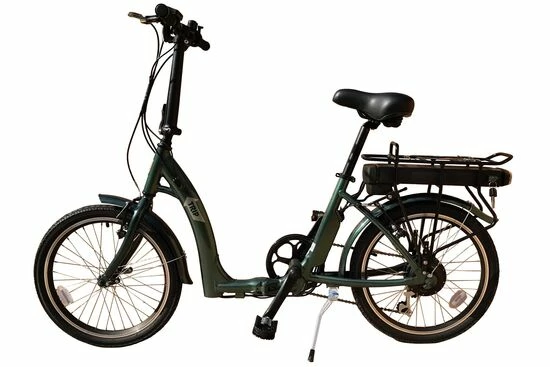 Batribike Trip 20" Ultra Low-Step Folding Electric Bike - Green 7 Batribike Trip 20" Ultra Low-Step Folding Electric Bike - Green - Image 5
