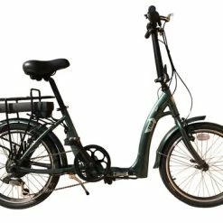 Batribike Trip 20" Ultra Low-Step Folding Electric Bike - Green