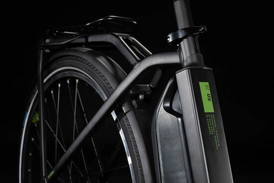 Cube EXPORT Town Hybrid Pro 500 Step Through Hybrid Electric Bike 2021, Bosch 500Wh - Black/Green 7 Cube EXPORT Town Hybrid Pro 500 Step Through Hybrid Electric Bike 2021, Bosch 500Wh - Black/Green - Image 5
