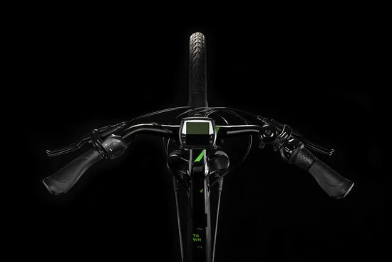 Cube EXPORT Town Hybrid Pro 500 Step Through Hybrid Electric Bike 2021, Bosch 500Wh - Black/Green 6 Cube EXPORT Town Hybrid Pro 500 Step Through Hybrid Electric Bike 2021, Bosch 500Wh - Black/Green - Image 4