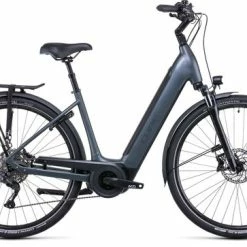 Cube Supreme Sport Hybrid Pro 500 Step Through Electric Bike 2022, 28" Wheel - Satin Anthracite