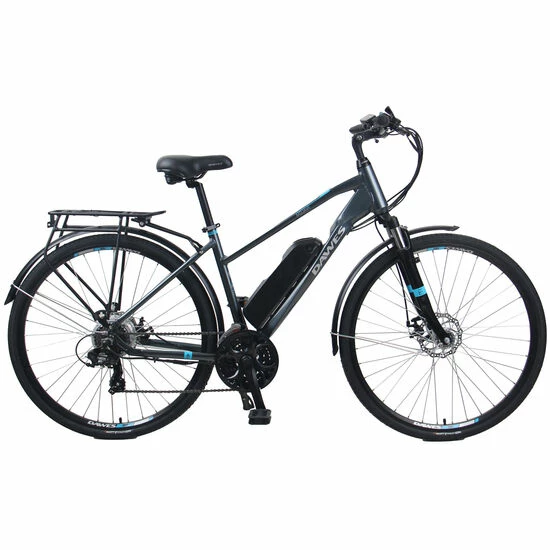 Dawes Mojav-E Unisex Hybrid Electric Bike, 10Ah Battery, 700c Wheel - Graphite Blue 3 Dawes Mojav-E Unisex Hybrid Electric Bike, 10Ah Battery, 700c Wheel - Graphite Blue