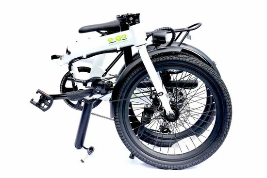 E-Go Lite+ Folding Electric Bike, 20" Wheel, 7 Speed, 7Ah Battery - White 4 E-Go Lite+ Folding Electric Bike, 20" Wheel, 7 Speed, 7Ah Battery - White - Image 2