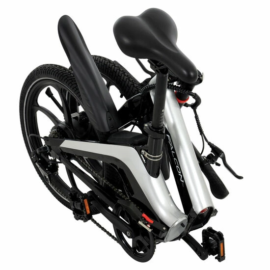 Ex Demo Falcon Flo Folding Electric Bike, 20" Wheel, 7.8Ah Integrated Battery - Black/Silver 4 Ex Demo Falcon Flo Folding Electric Bike, 20" Wheel, 7.8Ah Integrated Battery - Black/Silver - Image 2