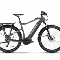 Haibike SDURO Trekking 4.0 Mens Trekking Electric Bike 2021, Yamaha PW-ST Motor, 500Wh - Grey