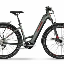 Haibike Trekking 5 LOW Hybrid Electric Bike 2023, 27.5" Wheel, Yamaha PW-S2 - Gloss Moss