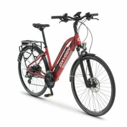 Oxygen S-Cross ST MKII Ladies Step Through Electric Hybrid Bike - 24 Speed, Red -Cheap Hybrid Electric Bikes Store xoxygen s cross st mkii electric bike red x 41478.jpg.pagespeed.ic .wmGAVLmMBG