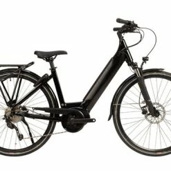 Raleigh Centros Tour Low Step Derailleur Alloy Electric Hybrid Bike, Black - 10 Speed, 700c