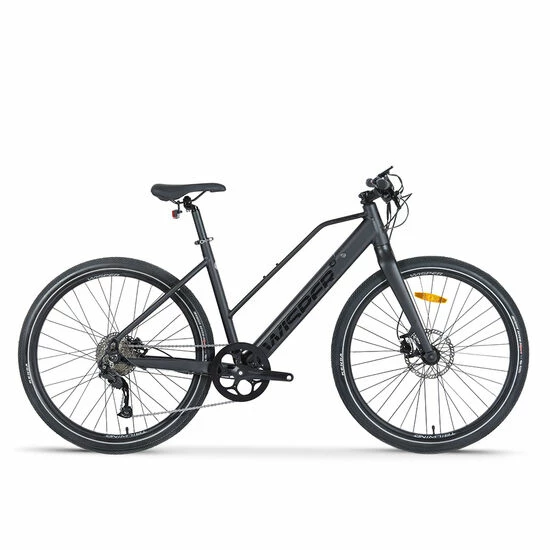 Wisper Tailwind City LOW Crossbar Commuter Electric Bike - Black 3 Wisper Tailwind City LOW Crossbar Commuter Electric Bike - Black