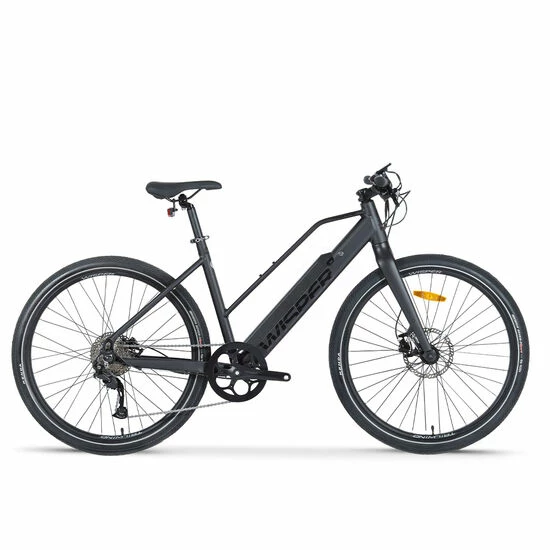 Wisper Tailwind City LOW Crossbar Commuter Electric Bike - Black 4 Wisper Tailwind City LOW Crossbar Commuter Electric Bike - Black - Image 2