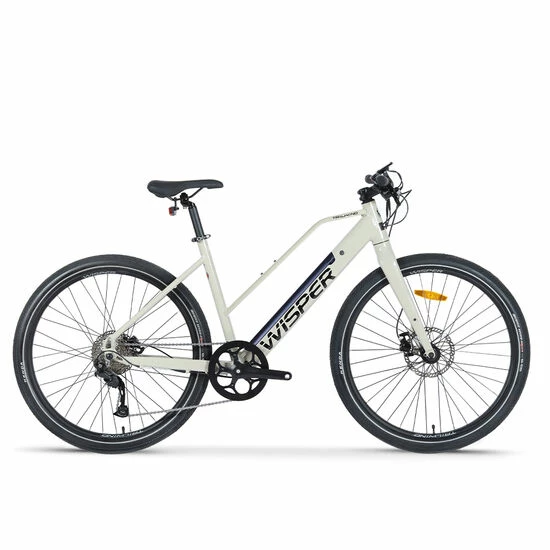 Wisper Tailwind City LOW Crossbar Commuter Electric Bike - Stone 3 Wisper Tailwind City LOW Crossbar Commuter Electric Bike - Stone