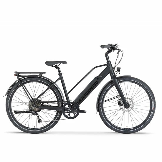 Wisper Tailwind Comfort LOW Crossbar Commuter Electric Bike 2023 - Black 4 Wisper Tailwind Comfort LOW Crossbar Commuter Electric Bike 2023 - Black - Image 2